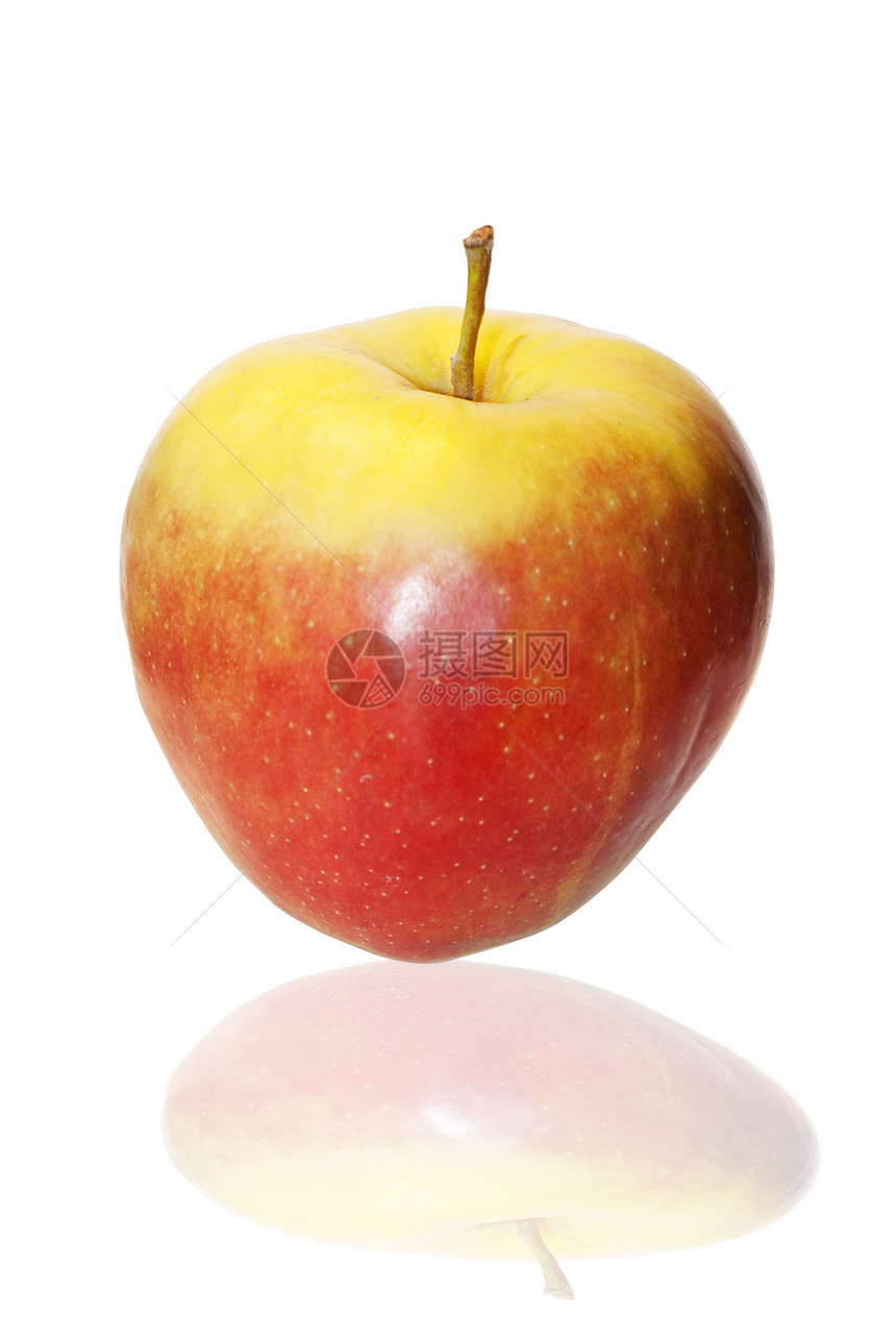 白色背景上的苹果Name红色水果食物图片