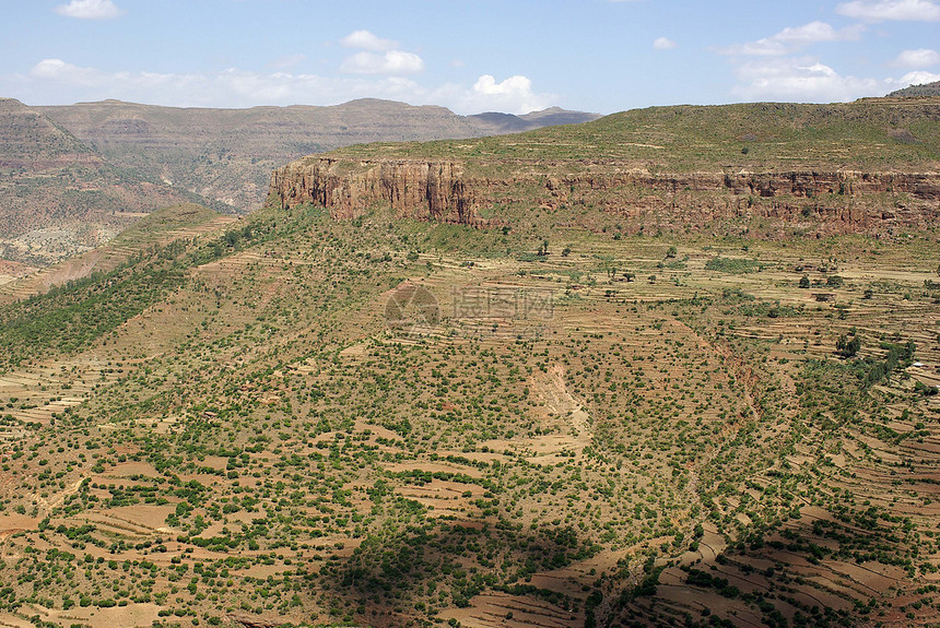 埃塞俄比亚地貌景观峡谷荒野全景沙漠干旱风景高原图片