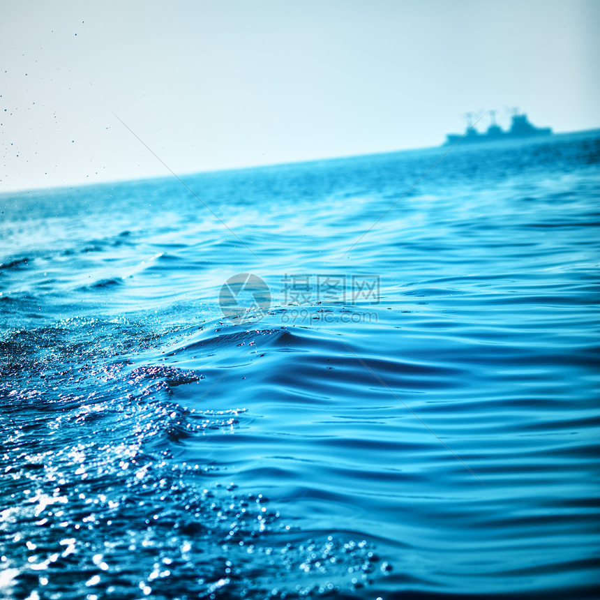 蓝海波海洋液体娱乐旅行破岸冲浪海滩力量运动天空图片