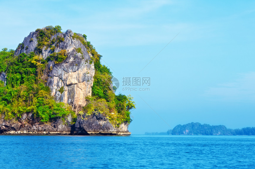 安达曼海岸旅游海洋蓝色太阳阳光天堂热带海景假期娱乐图片