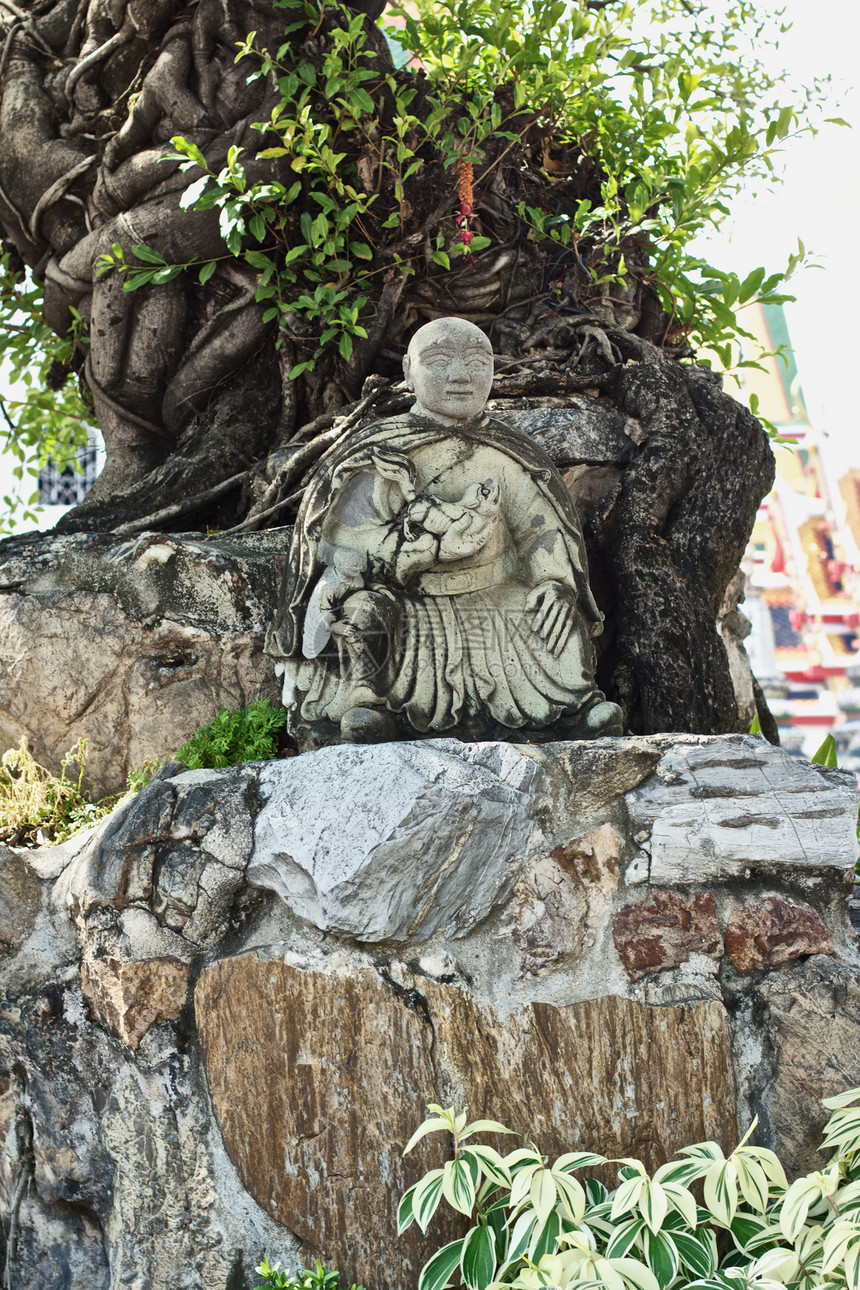 雕像游客建筑学艺术旅游传统精神文化连体寺庙雕塑图片