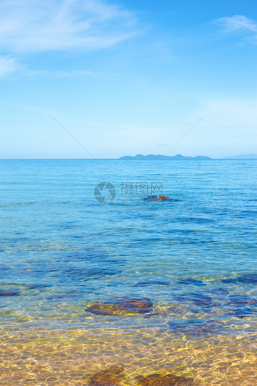 热带度假地水晶珊瑚旅行海滩娱乐地平线假期天蓝色蓝色旅游图片