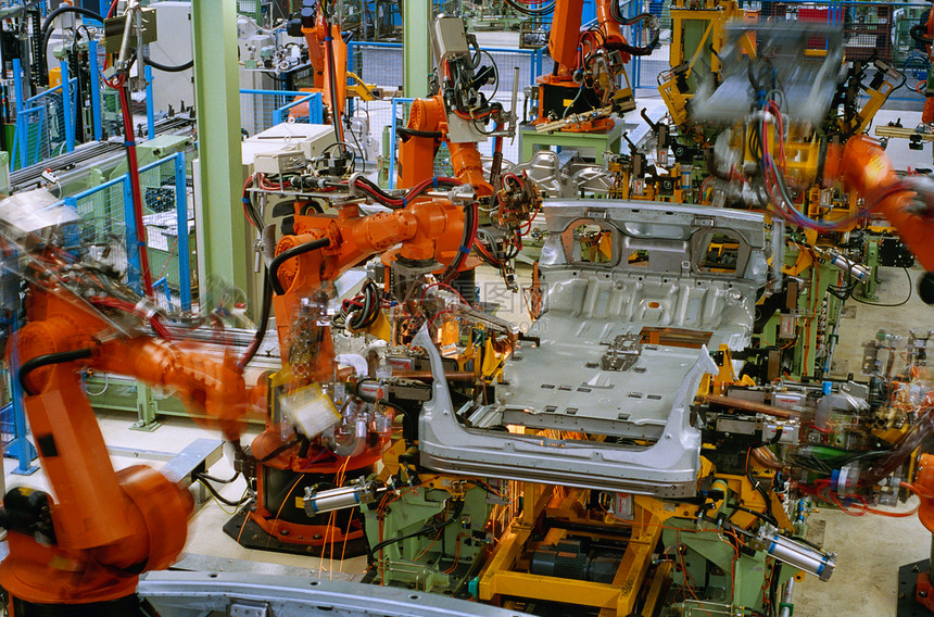 工厂火花安全机器人技术高科技焊机服务自动化水力学车身图片