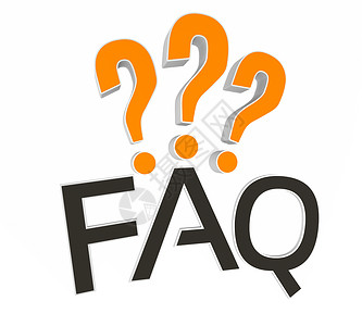 FAQ 3D概念背景图片