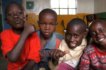 非洲非洲儿童幸福喜悦乐趣背景图片
