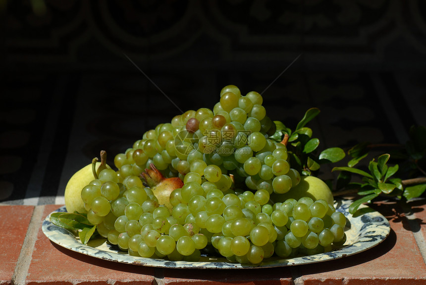 葡萄营养浆果食物水果盘子图片