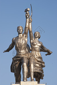 工作纪念物文化力量建筑师纪念碑男性农业收成艺术女性雕塑背景图片