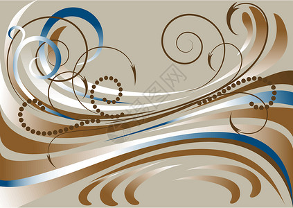 纳希特棕色条纹的班纳运动白色珠子墙纸艺术纤维互联网时尚漩涡涟漪设计图片