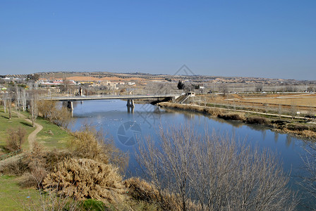 paisaje里奥·塔霍·恩托莱多背景