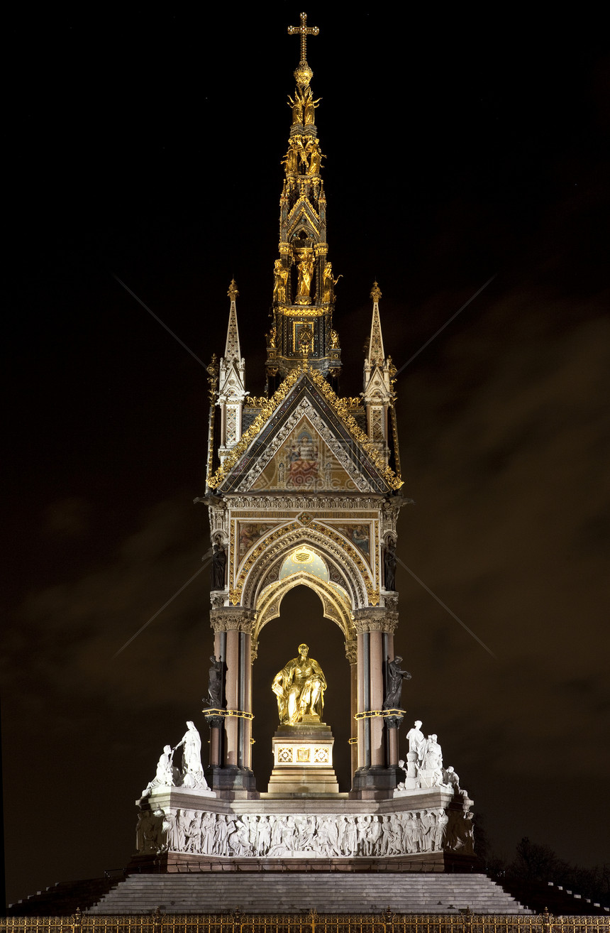 肯辛顿艾伯特纪念馆文化观光历史景点纪念碑皇家旅行旅游皇室雕像图片