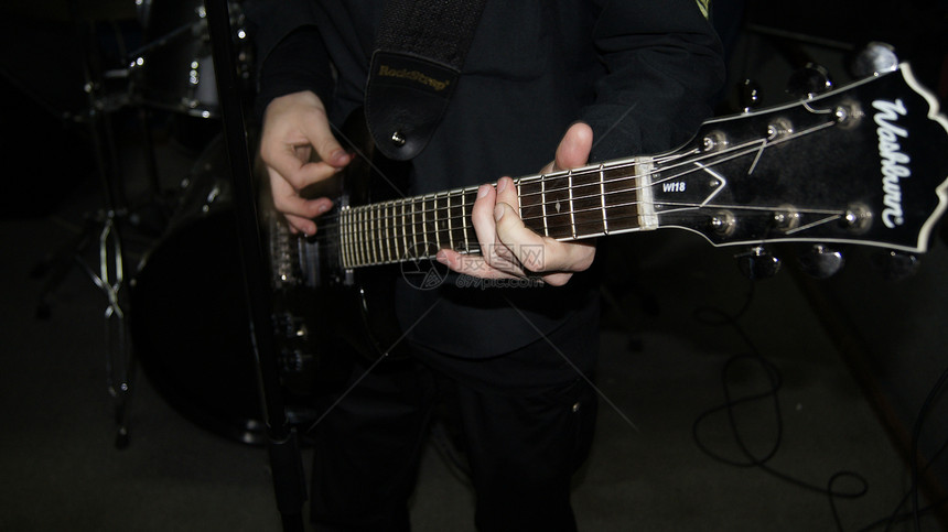吉他音乐流行音乐黑色合成器独奏岩石图片