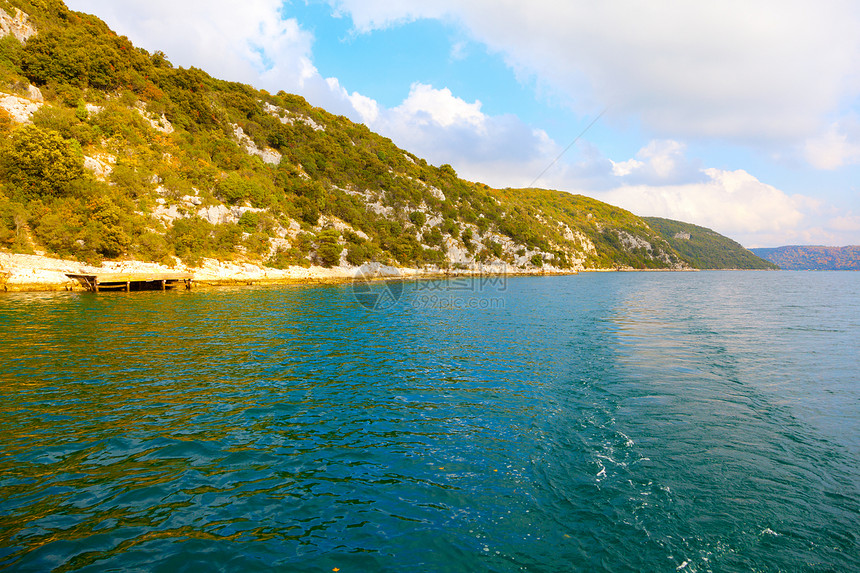 亚得里亚海海岸伊斯里安部分照片地标海岸阳光旅游蓝色天堂游客沿海海岸线旅行图片