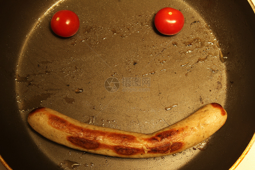 面霜食物微笑烹饪西红柿白色幸福笑脸厨房图片
