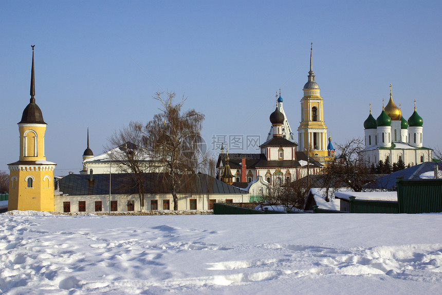 俄罗斯大修道院天炉宗教上帝荣幸信仰穹顶旅游兴趣建筑旅行图片