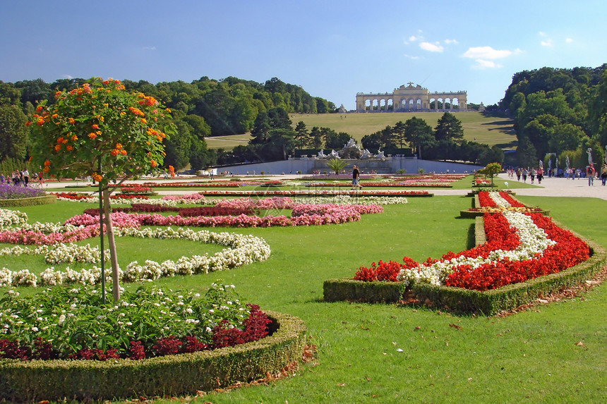 奥地利维也纳Shoonbrunn花园和游乐园图片