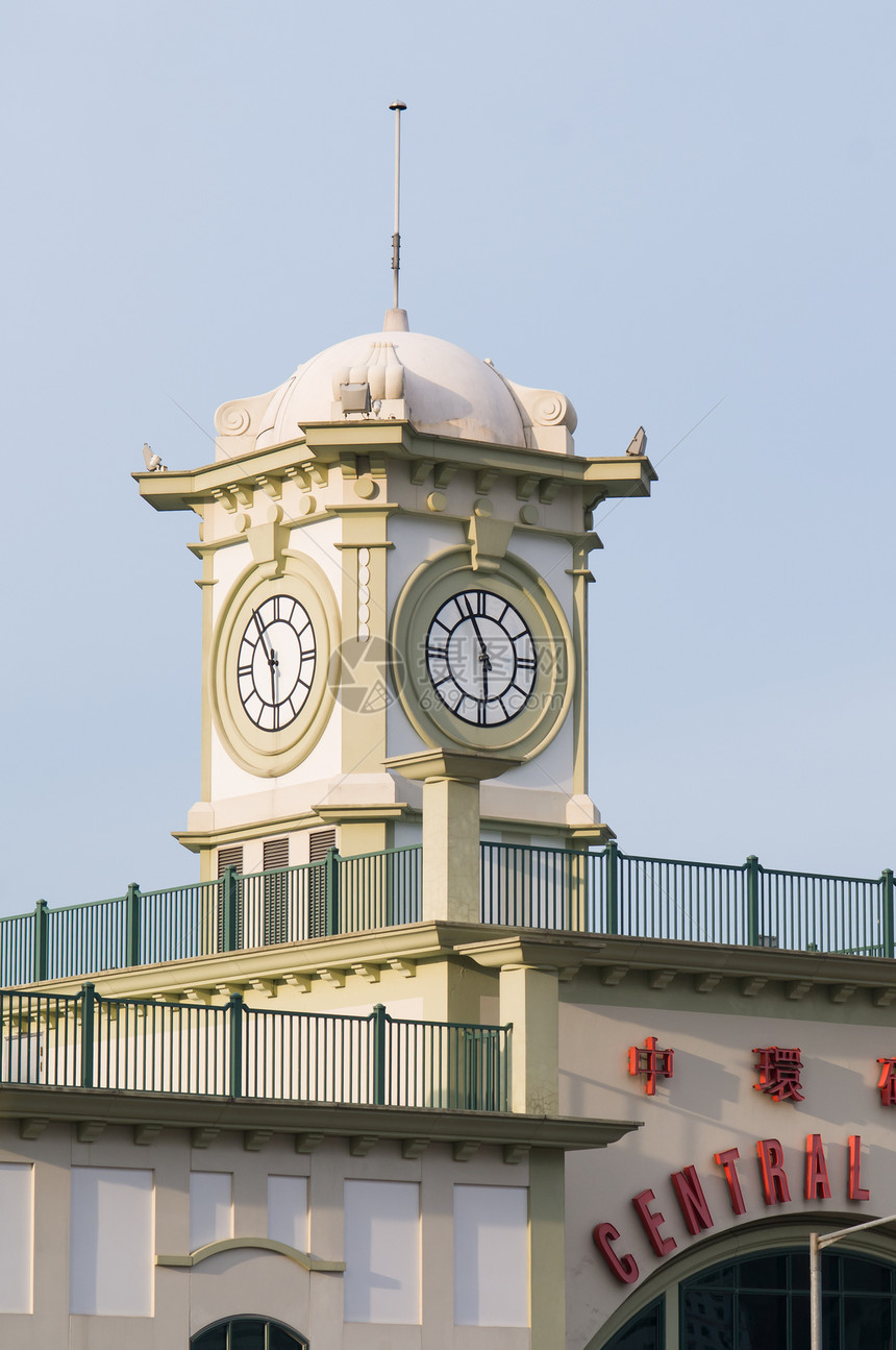 中港中央码头建筑中央旅行建筑学时间图片