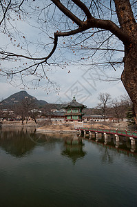 韩国宫殿历史背景图片