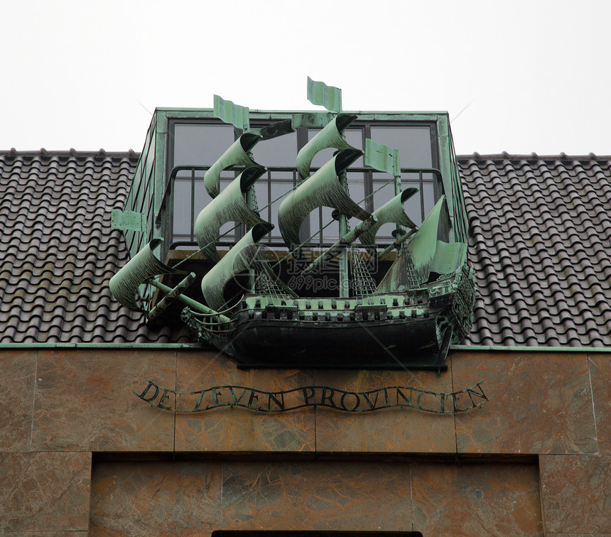 船只雕塑 荷兰海牙图片