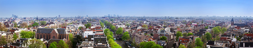 荷兰荷兰荷兰阿姆斯特丹全景建筑文化建筑学历史性教堂地标特丹首都运河城市图片