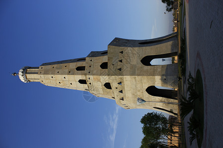 印度旁遮普邦最高胜利塔纪念场所纪念塔背景图片