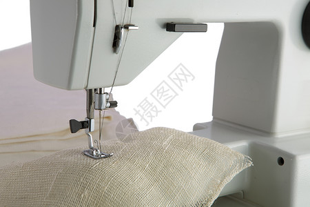 缝织机裁缝爱好纺织品工具手工制造业缝纫合金工作金属设计师高清图片素材