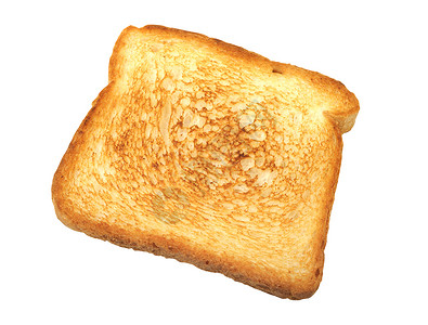 面包 吐司白色早餐食物小吃棕色背景图片