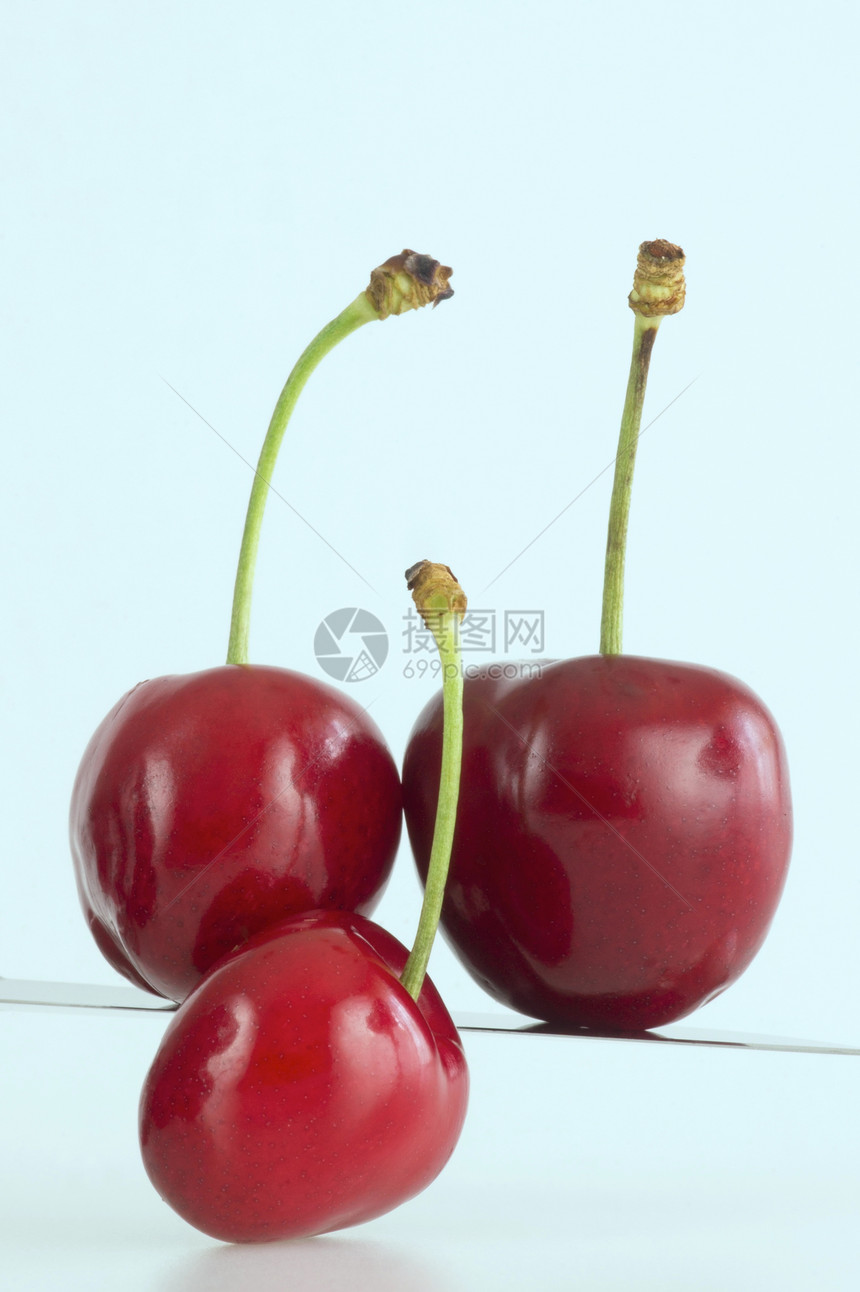 樱桃团体小吃甜点农业营养浆果饮食食物红色水果图片