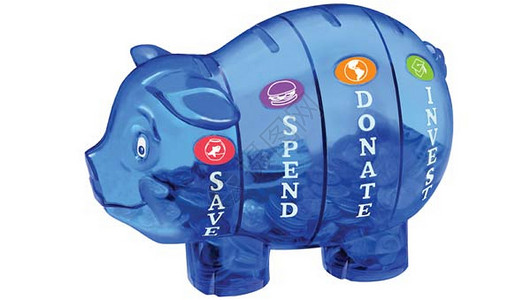 陶瓷玩具猪猪银行插图储蓄投资电脑玩具动物货币小猪银行业制品设计图片