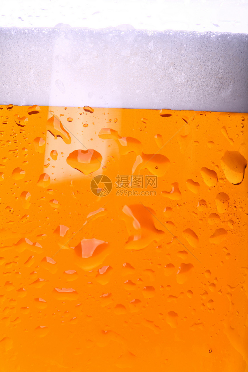 啤酒宏观火花液体泡沫金子茶点黄色食物气泡口渴饮料图片