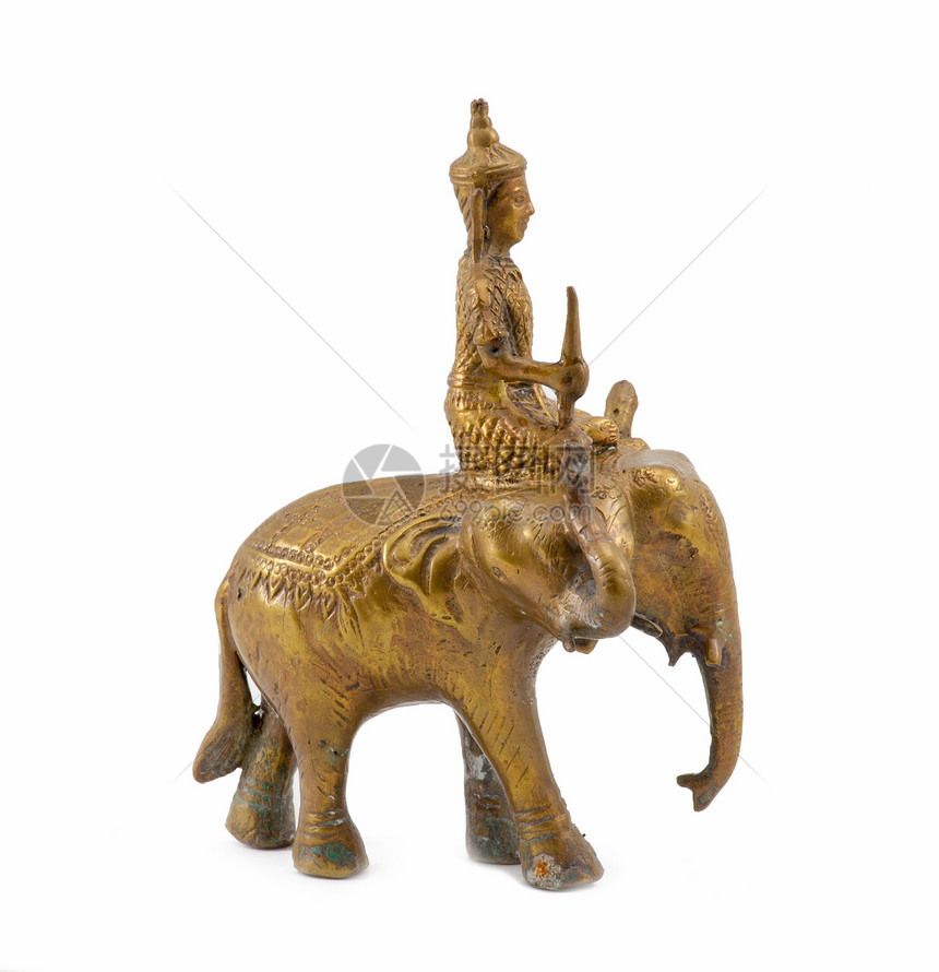 三头大象雕像祷告文化博物馆黄色金子雕塑工艺宗教艺术建筑图片