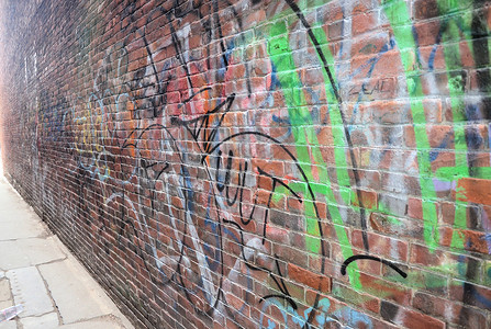长墙围墙城市建筑街道标签艺术文化背景图片