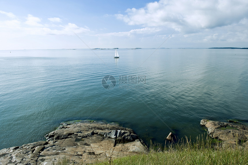 波罗的海海观海滩海岸空气码头旅行地平线天气海浪自由蓝色图片