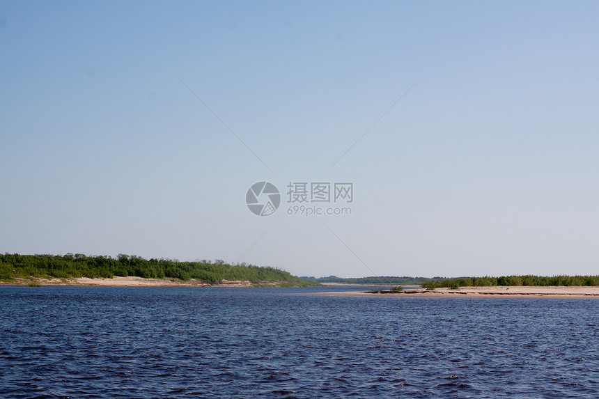 江河水平阳光天空白色晴天衬套教会海岸蓝色图片