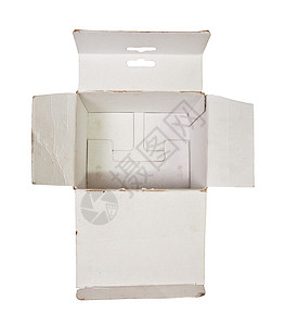 打开框纸盒白色展示纸板盒子包装棕色礼物商业背景图片
