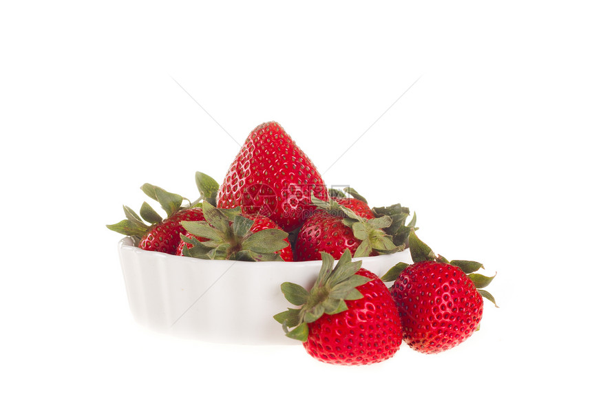 草莓早餐生态茶点浆果种子市场季节食物宏观小吃图片
