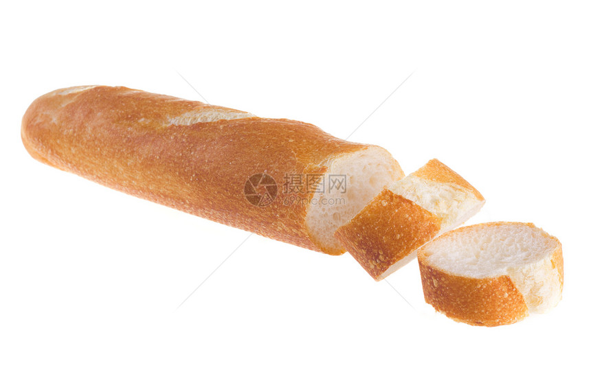 法国长棍面包早餐小吃谷物小麦种子糖类面粉糕点工作室包子图片
