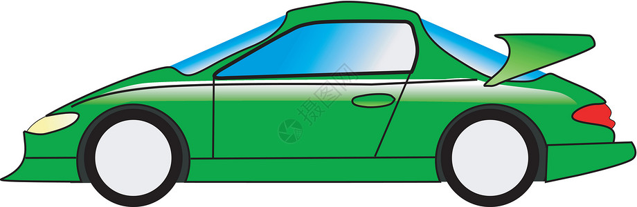 运动车插图白色发动机运输速度车轮保险杠卡通片力量车辆背景图片