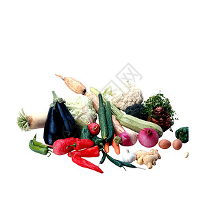 白色背景上的蔬菜Name季节壁球核桃玫瑰胡椒收藏坚果辣椒草本植物玉米背景图片