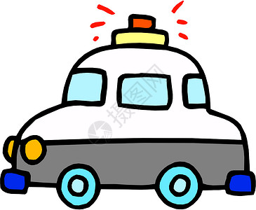 警车巡逻员情况刑事运输安全警察法律车辆卡通片犯罪背景图片