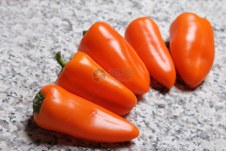 微型胡椒橙子食物美食活力营养大理石烹饪蔬菜生产绿色图片