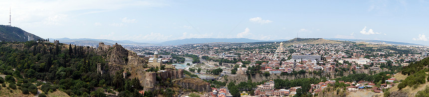 第比利斯城堡全景图片