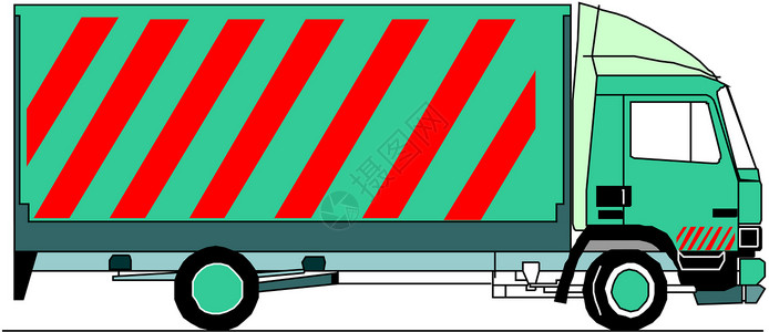 半拖车卡车商品运输拖拉机产品柴油机货运载体货车后勤司机背景图片