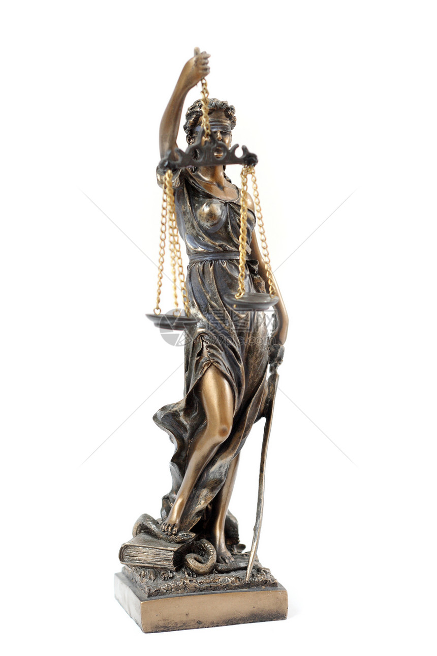 塞米斯生活青铜传统法律裙子真相眼罩抛光女士雕像图片
