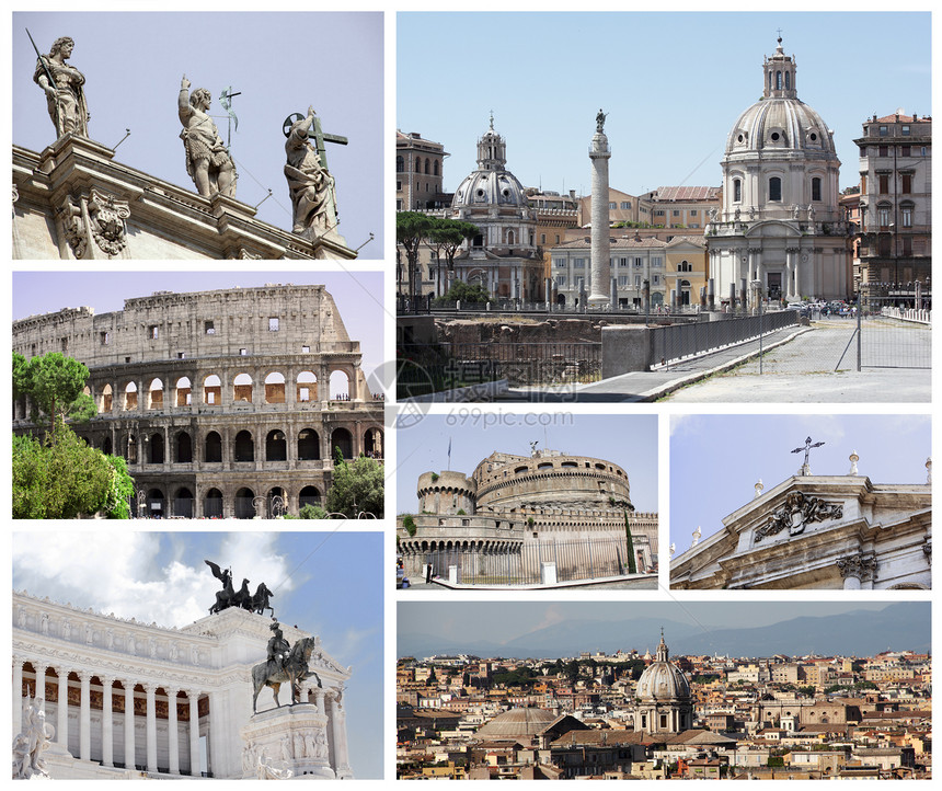 罗马吸引体育馆建筑学旅游考古学景点游客艺术建筑雕像数字图片