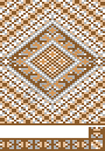 地毯 装饰品边界框架菱形纺织品刺绣卷曲小地毯针织钻石正方形背景图片