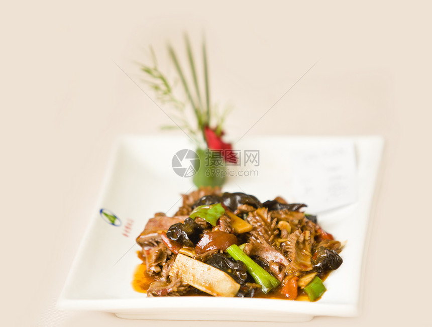 中国饮食文化 中国菜盘贝类美味宴会烹饪蔬菜绿色中餐食物素食饭厅图片