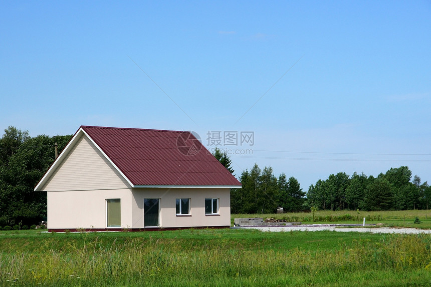 房屋和田地玻璃技术生活蓝色建筑学白色公寓天空窗户房子图片