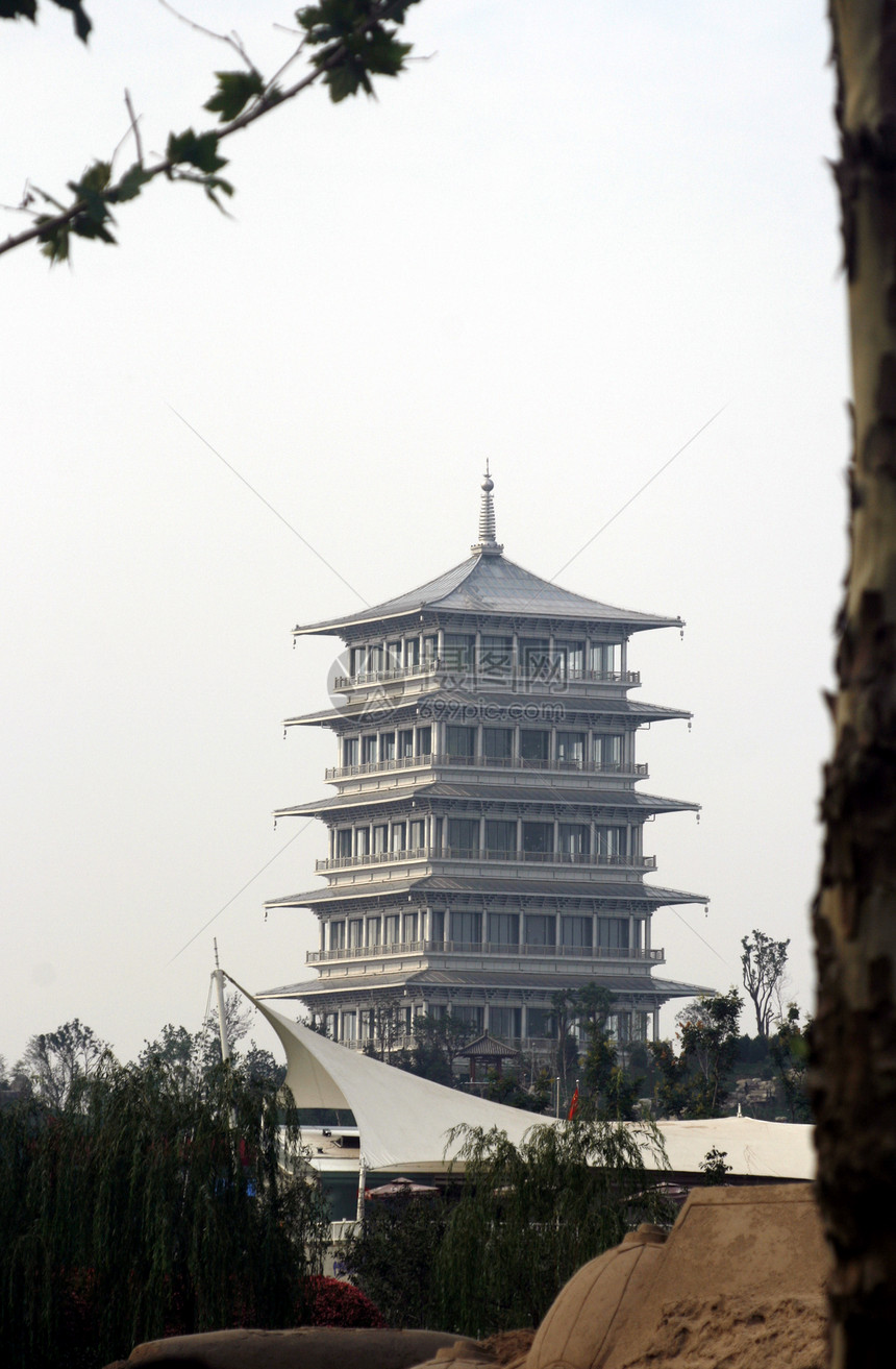 不老泉在习安的花园博览会喷泉水井图片