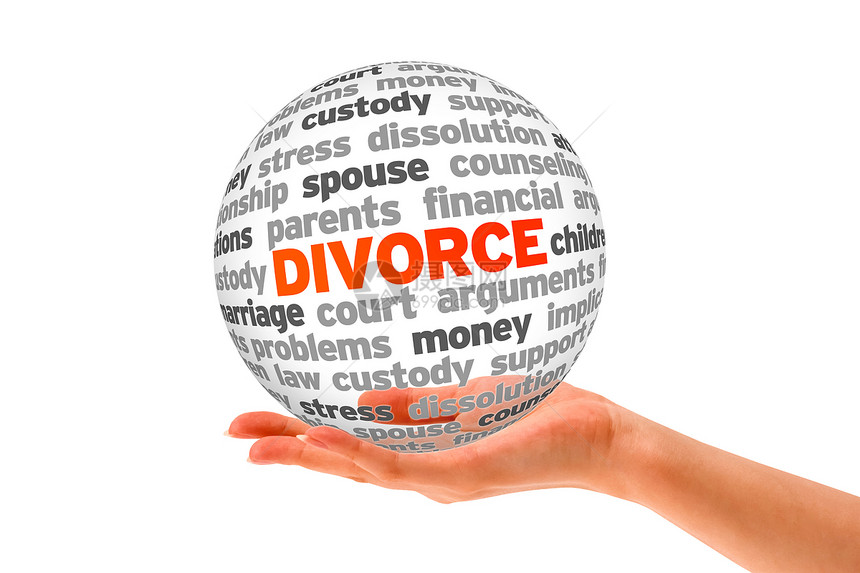离婚圆形经济婚姻法庭法律金融3d律师支持压力图片