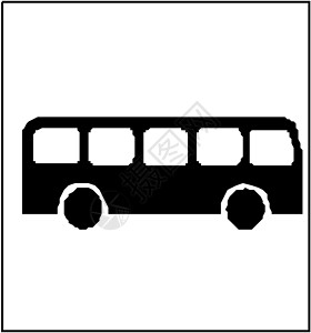 矢量城市公共汽车环影乘客教练车辆运输插图旅行民众柴油机游客旅游背景图片